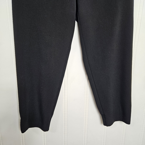 Rooka Pants Womens Size L Black Pull On Crop Jogger Hem Elastic Waistband - Picture 4 of 14